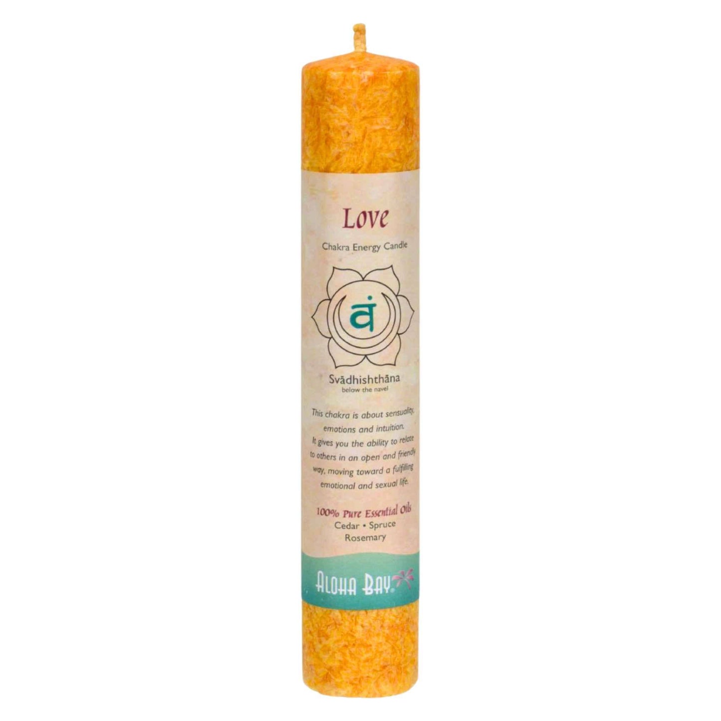 7 Chakra Energy Pillar Candle