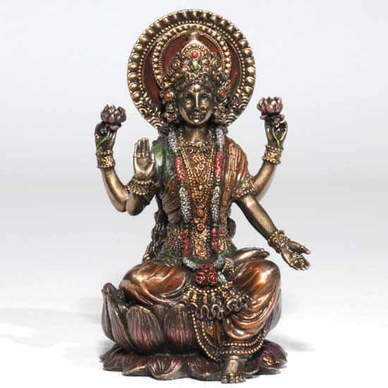 Laxmi  in bronze finish